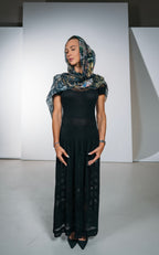 Fullart Black Luxury Hijab - Artistico Foulard 70X200cm, prima collezione che incontra la cultura islamica, limited edition