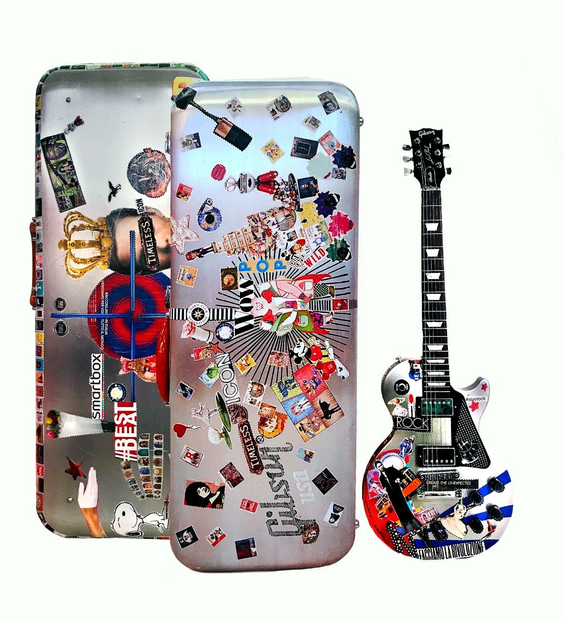 Gibson Les Paul personalizzata con custodia 107×65×15