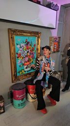 Crypto Flowers, Opera Darte 100X70Cm (130X100Cm Con Cornice), 2024, Pezzo Unico
