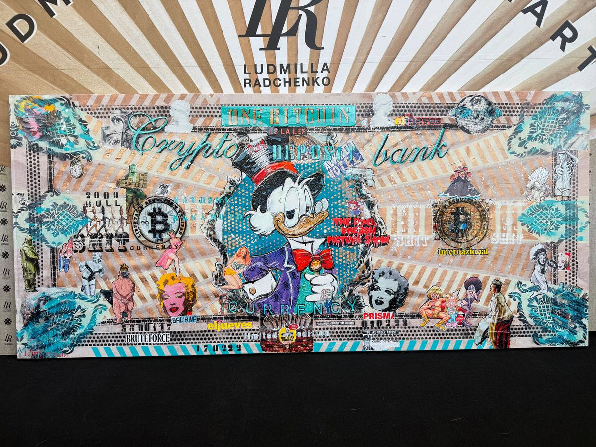 Crypto Dollar 90 x 200 cm · Art Garage