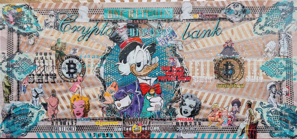 Crypto Dollar 90 x 200 cm · Art Garage