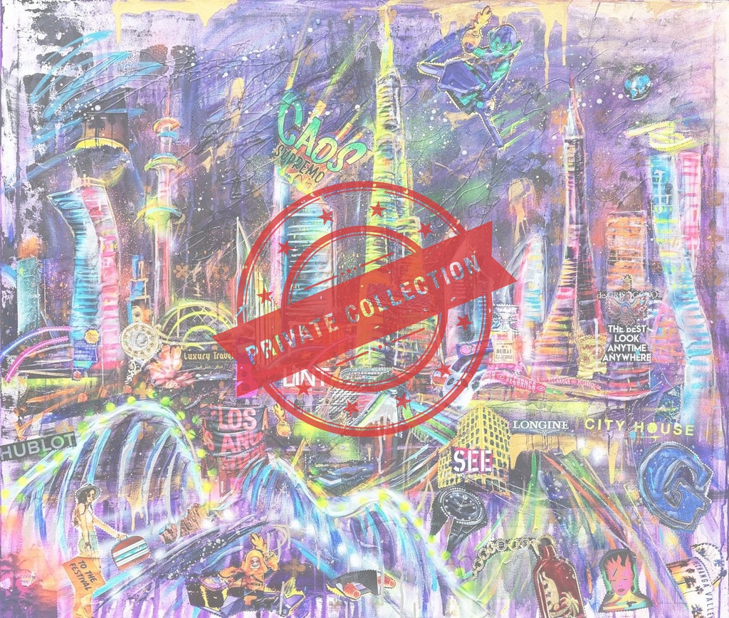 Art Work Dubai Experience 120X140Cm - Private Collection