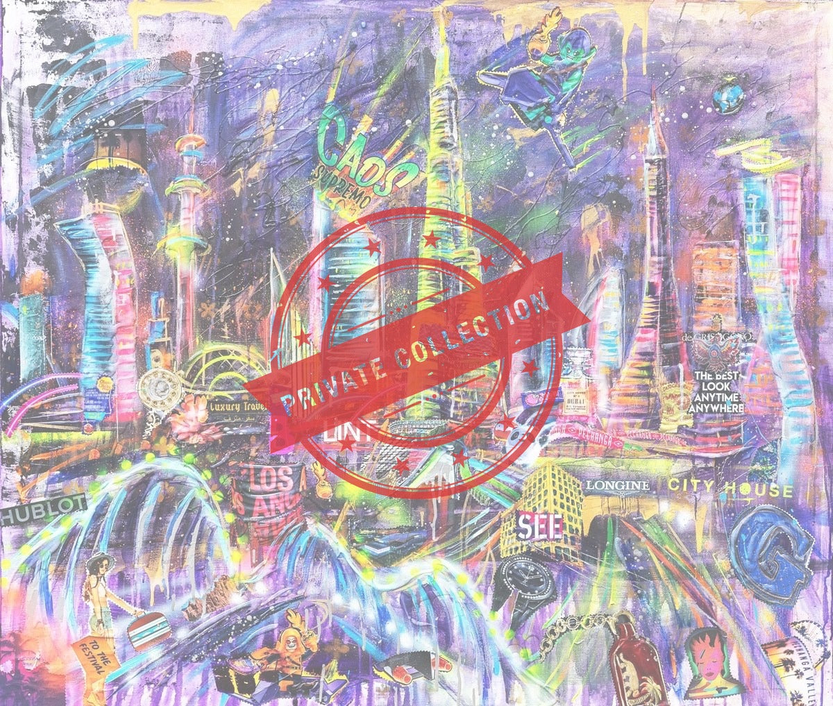 Art Work Dubai Experience 120X140Cm - Private Collection