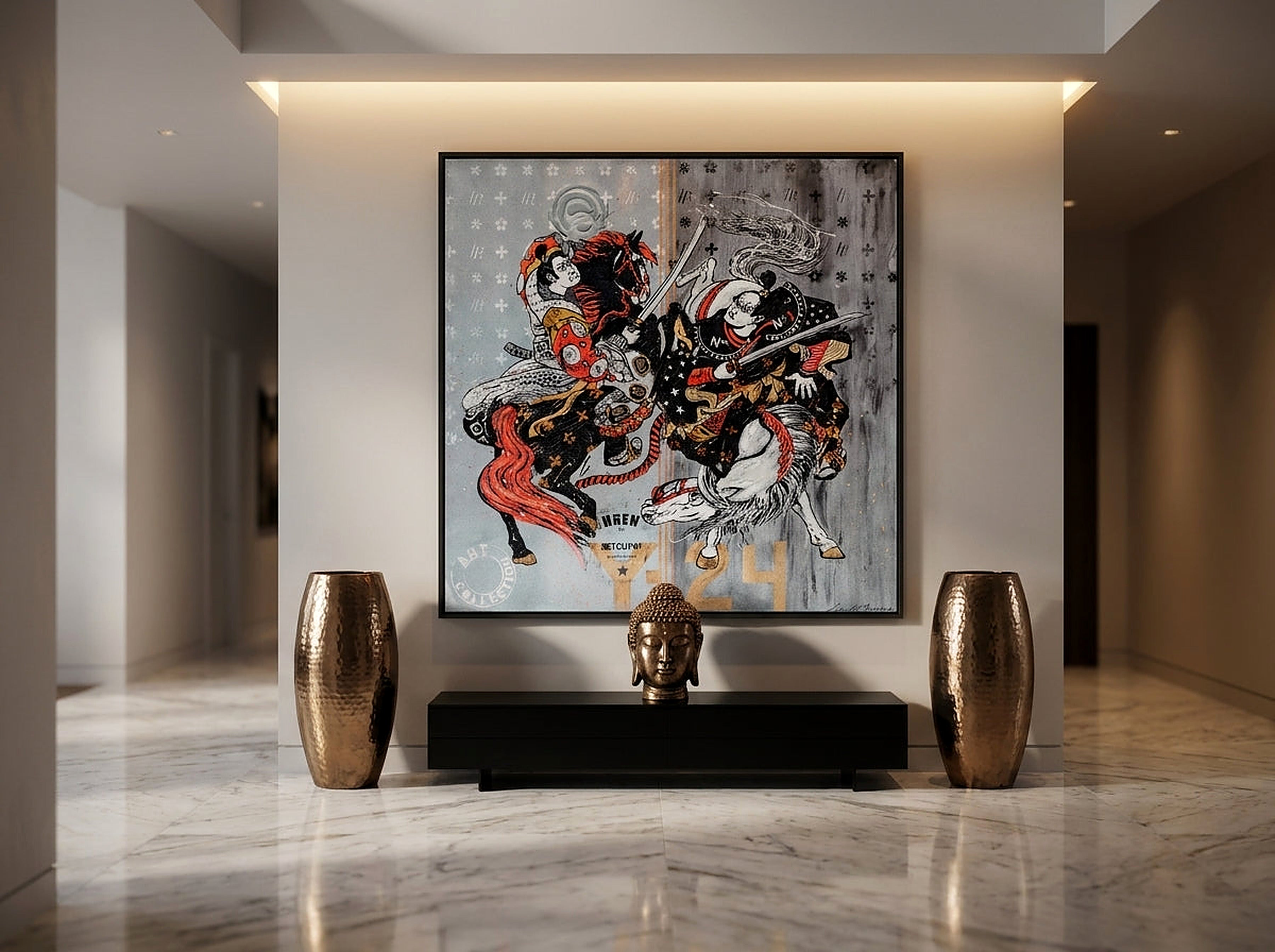 Fighting Samurai — Multiple Art, Limited Edition