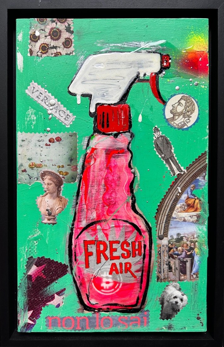 Fresh Air Pink, Artwork 44X24Cm