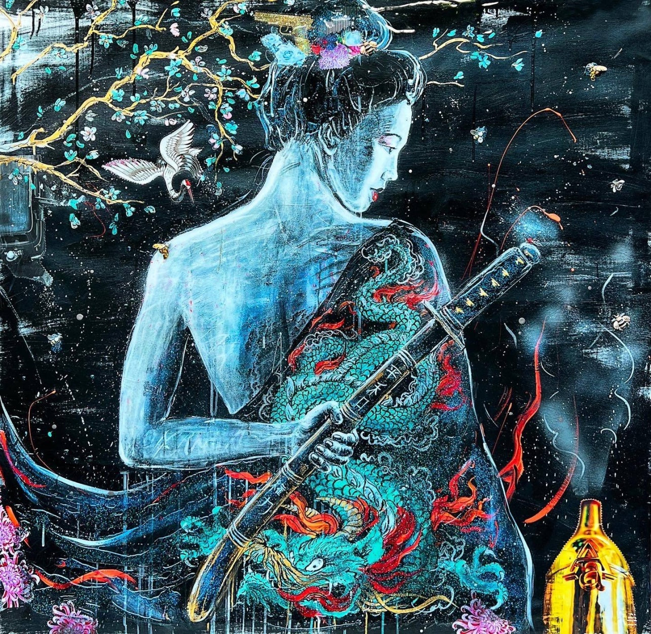 Night Samurai — FullArt Multiple, Limited Edition