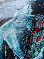 Night Samurai 100 x 100 cm · Art Garage