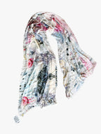 Fullart White Luxury Hijab - Artistico Foulard 70X200cm, prima collezione che incontra la cultura islamica, limited edition