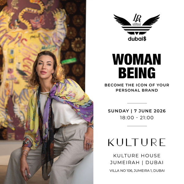 Woman Being event poster